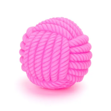 Nobleza gumová lopta pískacia ružová 7,5 cm